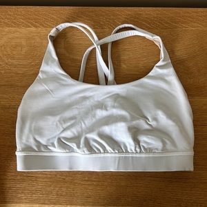 White Lululemon Sports Bra